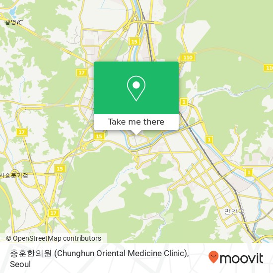 충훈한의원 (Chunghun Oriental Medicine Clinic) map