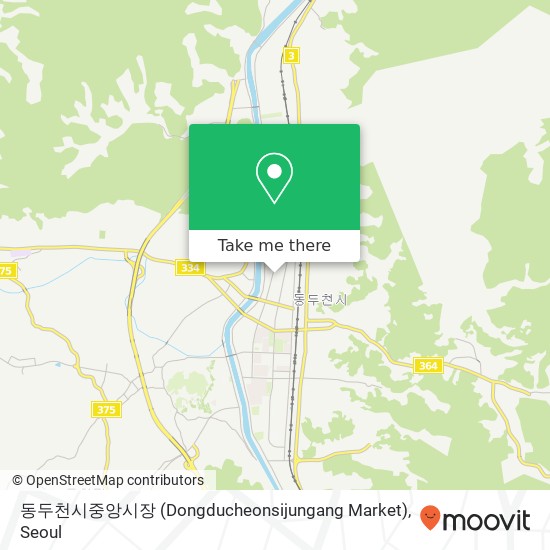 동두천시중앙시장 (Dongducheonsijungang Market) map