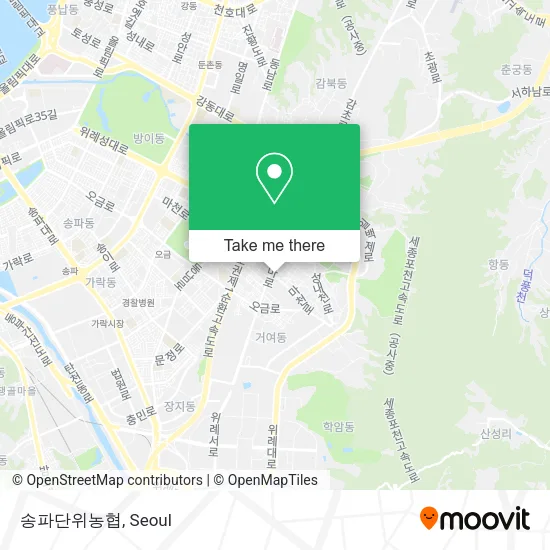 송파단위농협 map