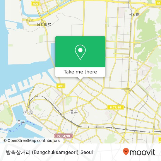 방축삼거리 (Bangchuksamgeori) map
