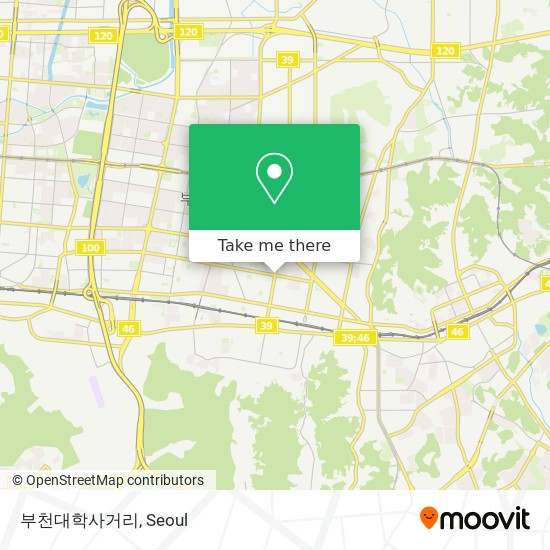 부천대학사거리 map
