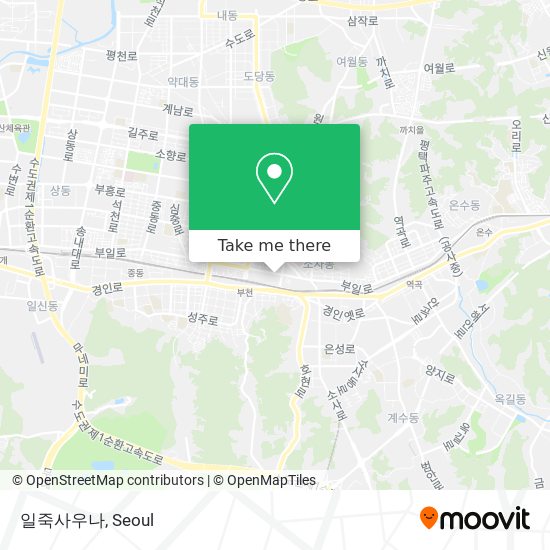 일죽사우나 map