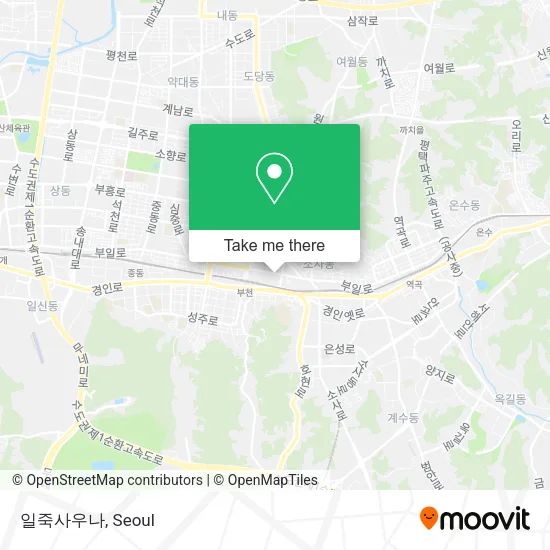 일죽사우나 map
