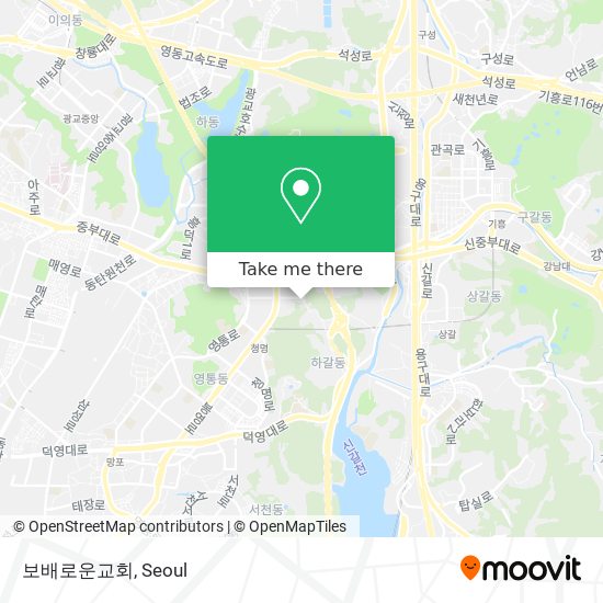 보배로운교회 map