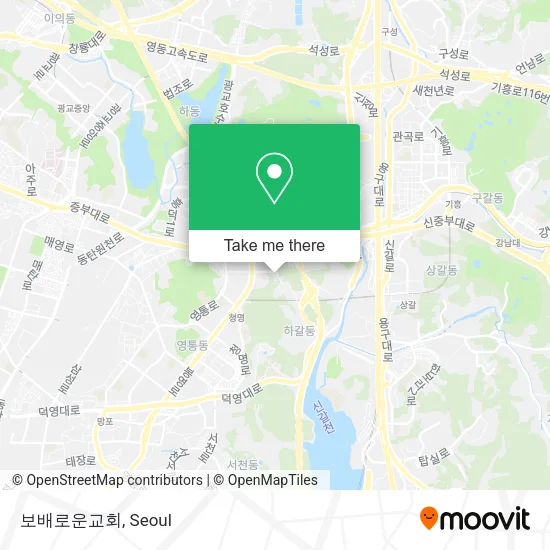 보배로운교회 map