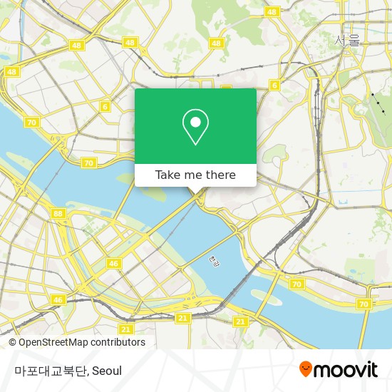 마포대교북단 map