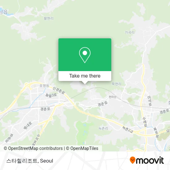 스타힐리조트 map