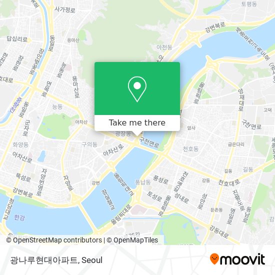 광나루현대아파트 map