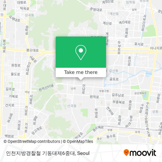 인천지방경찰철 기동대제6중대 map