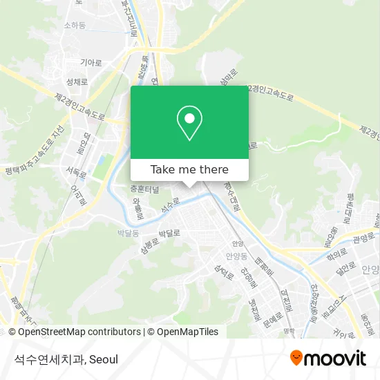 석수연세치과 map
