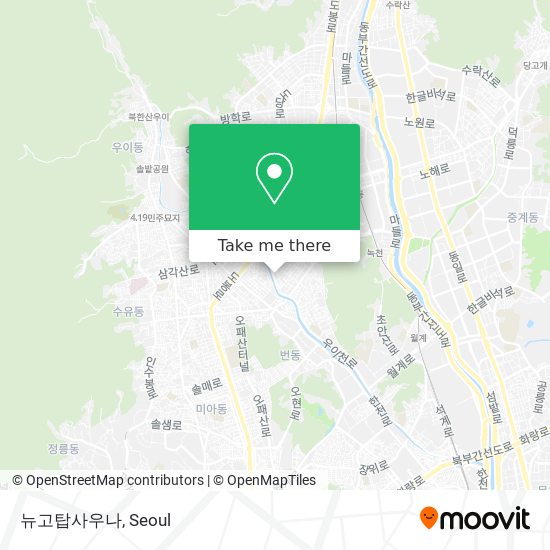 뉴고탑사우나 map