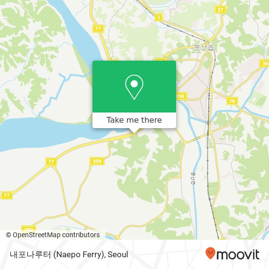 내포나루터 (Naepo Ferry) map