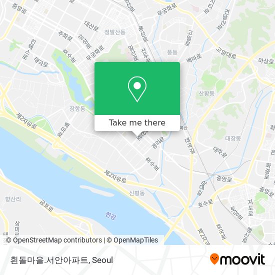 흰돌마을.서안아파트 map