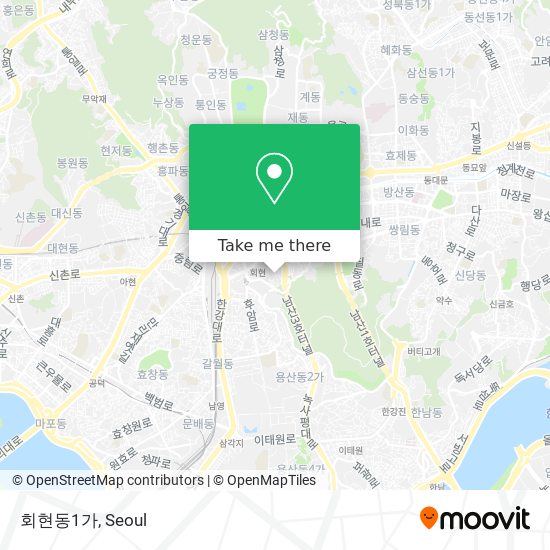 회현동1가 map