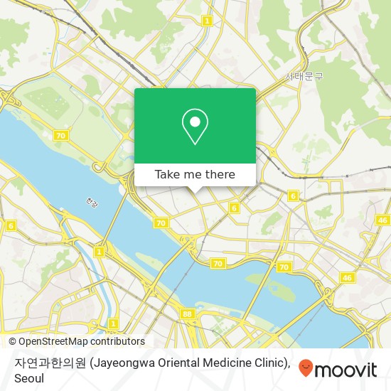 자연과한의원 (Jayeongwa Oriental Medicine Clinic) map