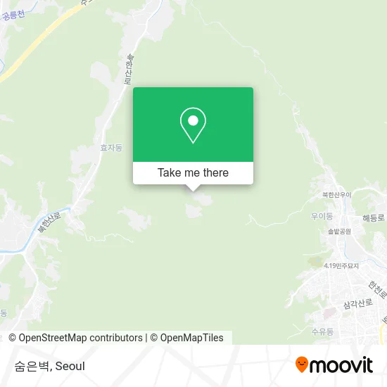 숨은벽 map