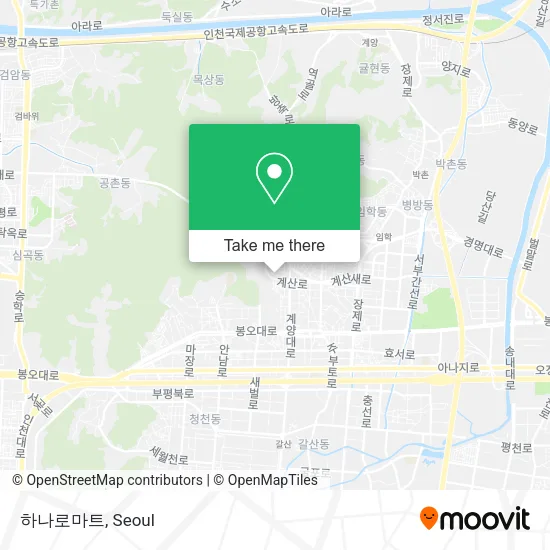 하나로마트 map