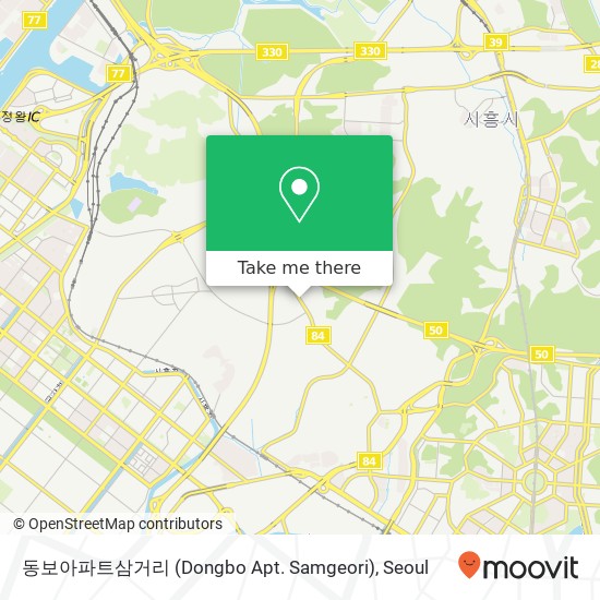 동보아파트삼거리 (Dongbo Apt. Samgeori) map
