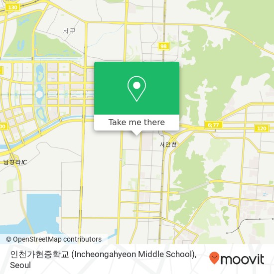 인천가현중학교 (Incheongahyeon Middle School) map