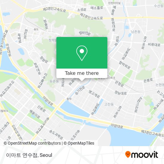이마트 연수점 map