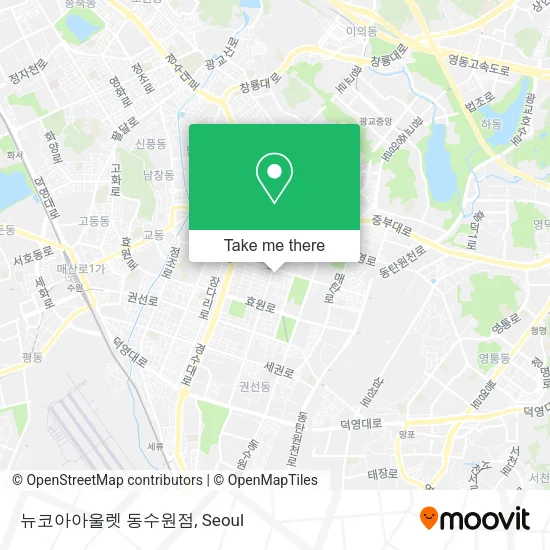 뉴코아아울렛 동수원점 map