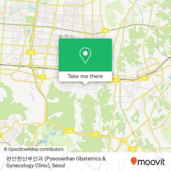 편안한산부인과 (Pyeonanhan Obstetrics & Gynecology Clinic) map