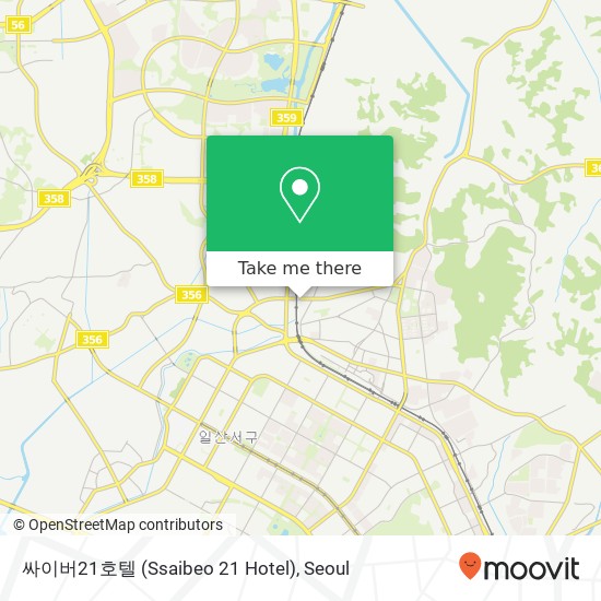 싸이버21호텔 (Ssaibeo 21 Hotel) map