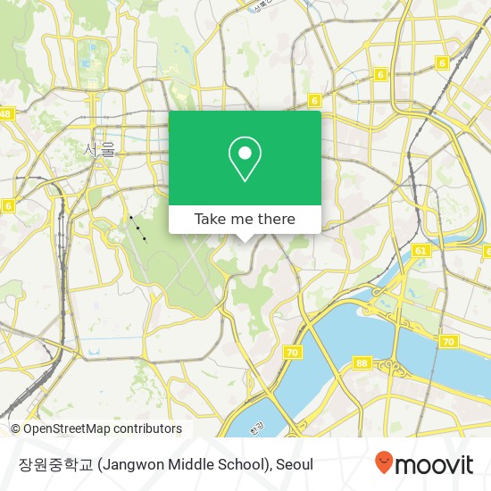 장원중학교 (Jangwon Middle School) map