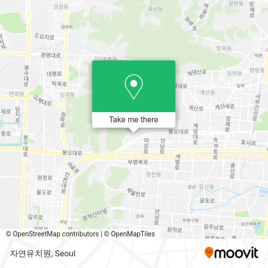 자연유치원 map