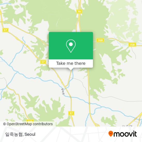 일죽농협 map