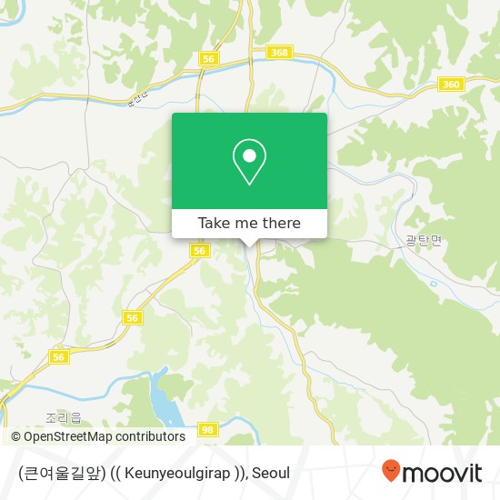 (큰여울길앞) (( Keunyeoulgirap )) map