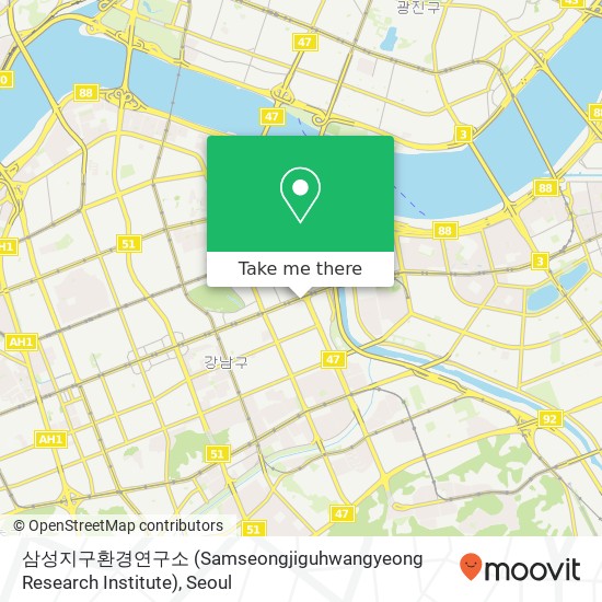 삼성지구환경연구소 (Samseongjiguhwangyeong Research Institute) map