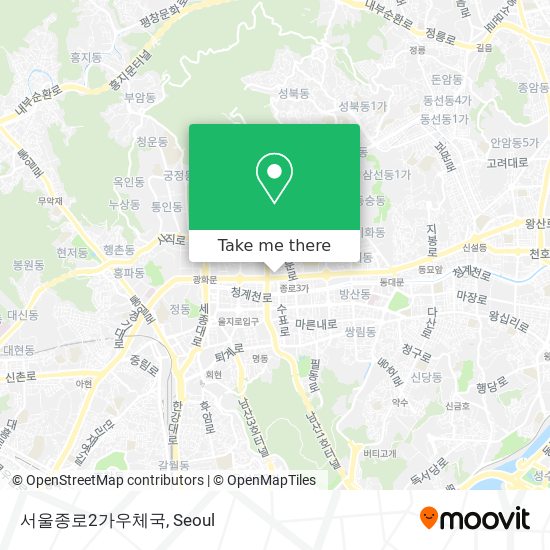서울종로2가우체국 map