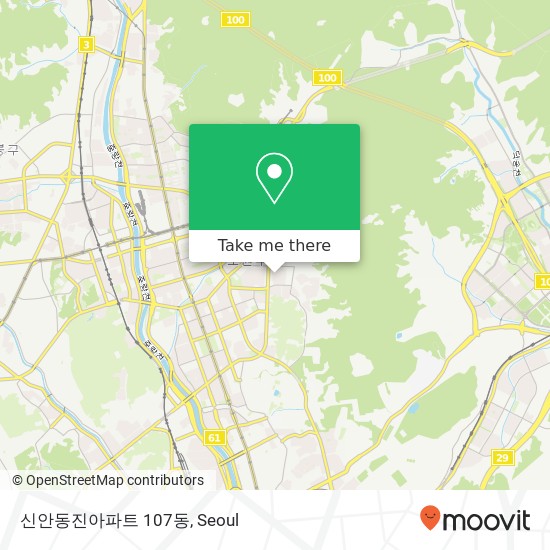 신안동진아파트 107동 map