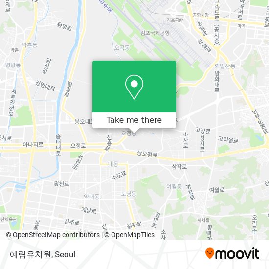 예림유치원 map