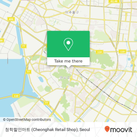 청학할인마트 (Cheonghak Retail Shop) map