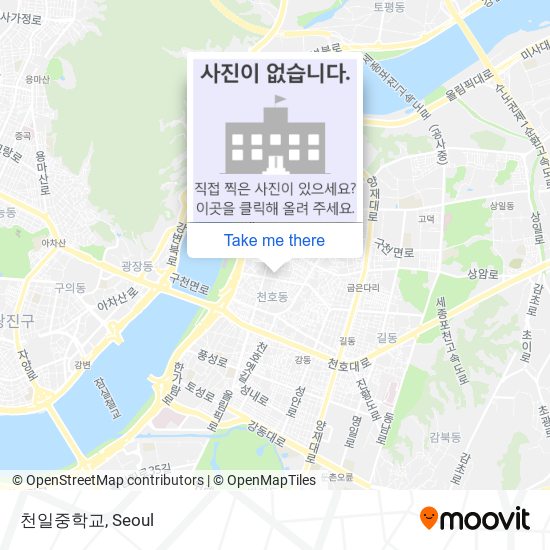 천일중학교 map