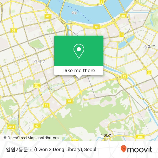 일원2동문고 (Ilwon 2 Dong Library) map