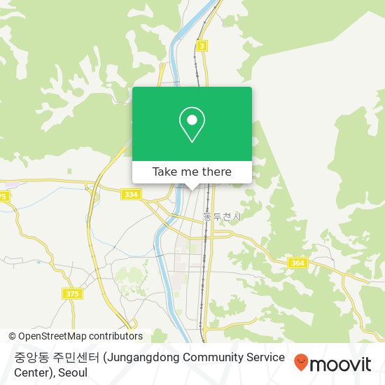 중앙동 주민센터 (Jungangdong Community Service Center) map