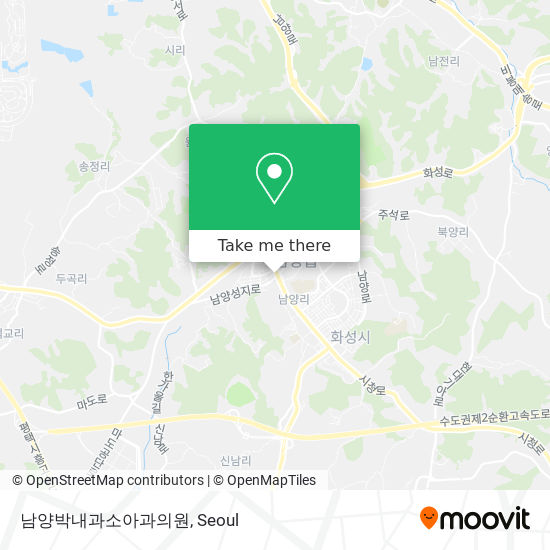 남양박내과소아과의원 map