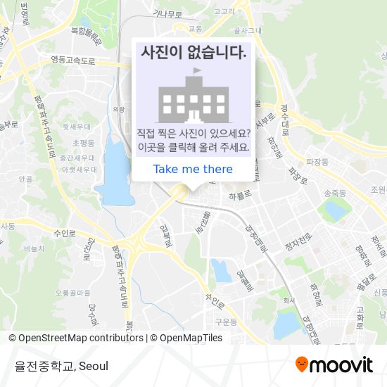 율전중학교 map