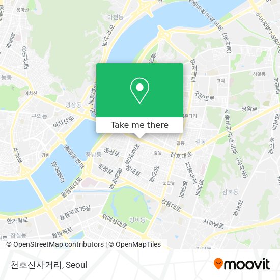 천호신사거리 map