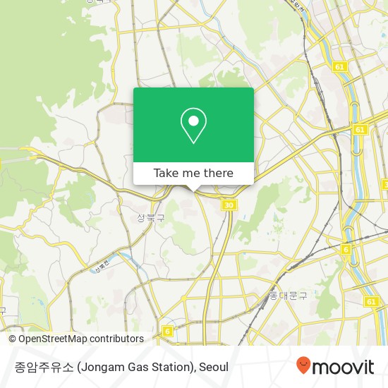 종암주유소 (Jongam Gas Station) map