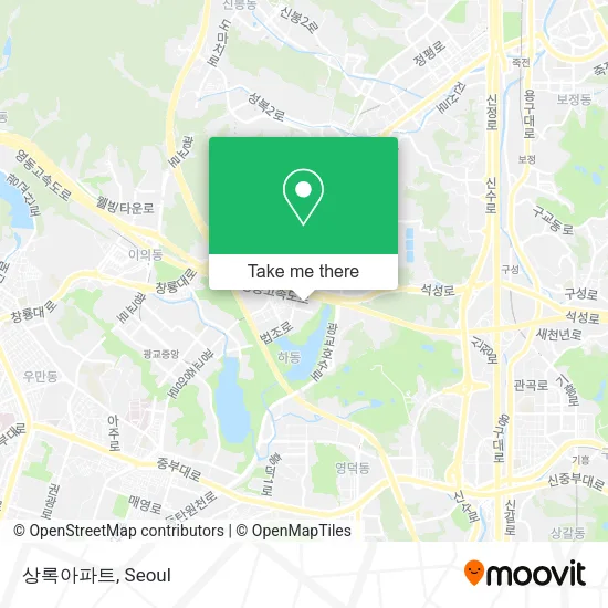 상록아파트 map