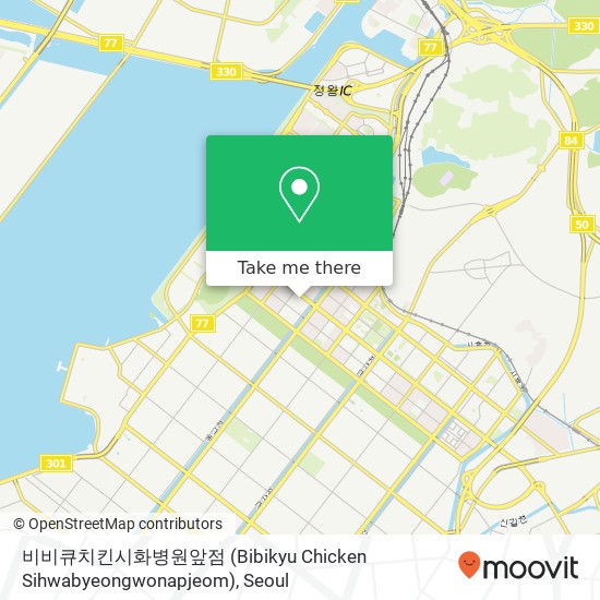 비비큐치킨시화병원앞점 (Bibikyu Chicken Sihwabyeongwonapjeom) map