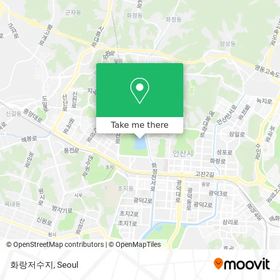 화랑저수지 map