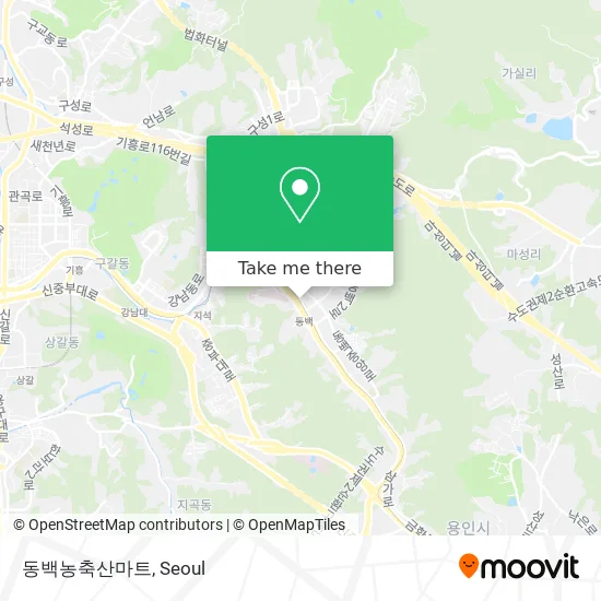 동백농축산마트 map