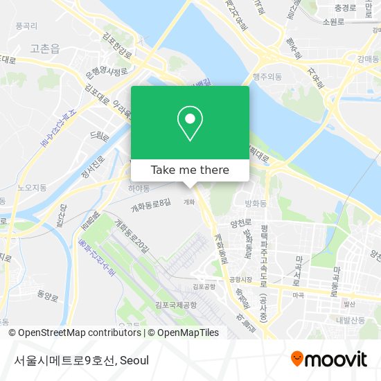 서울시메트로9호선 map
