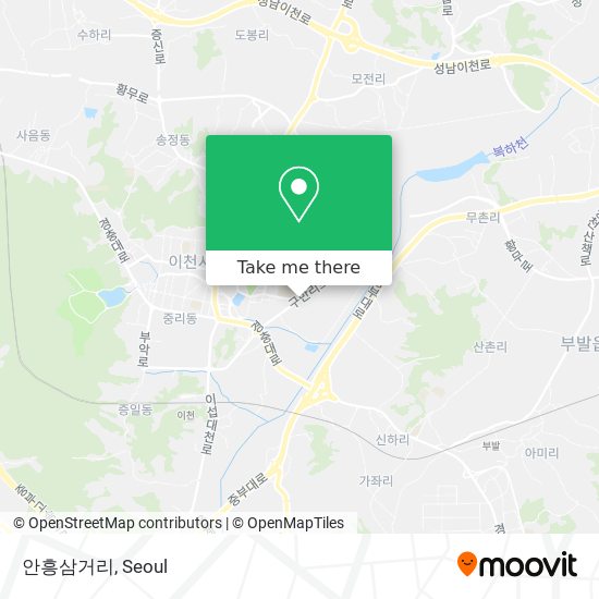 안흥삼거리 map