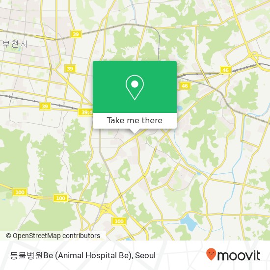 동물병원Be (Animal Hospital Be) map